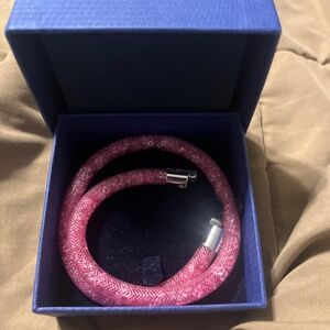 Swarovski stardust pink chocker